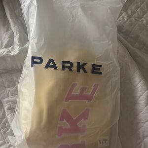 Parke Yellow and Pink Mockneck